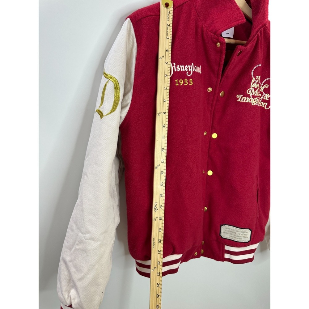 Disney Parks | Our Universe Disneyland Resort Red Varsity Letterman Jacket XS - Picture 8 of 16